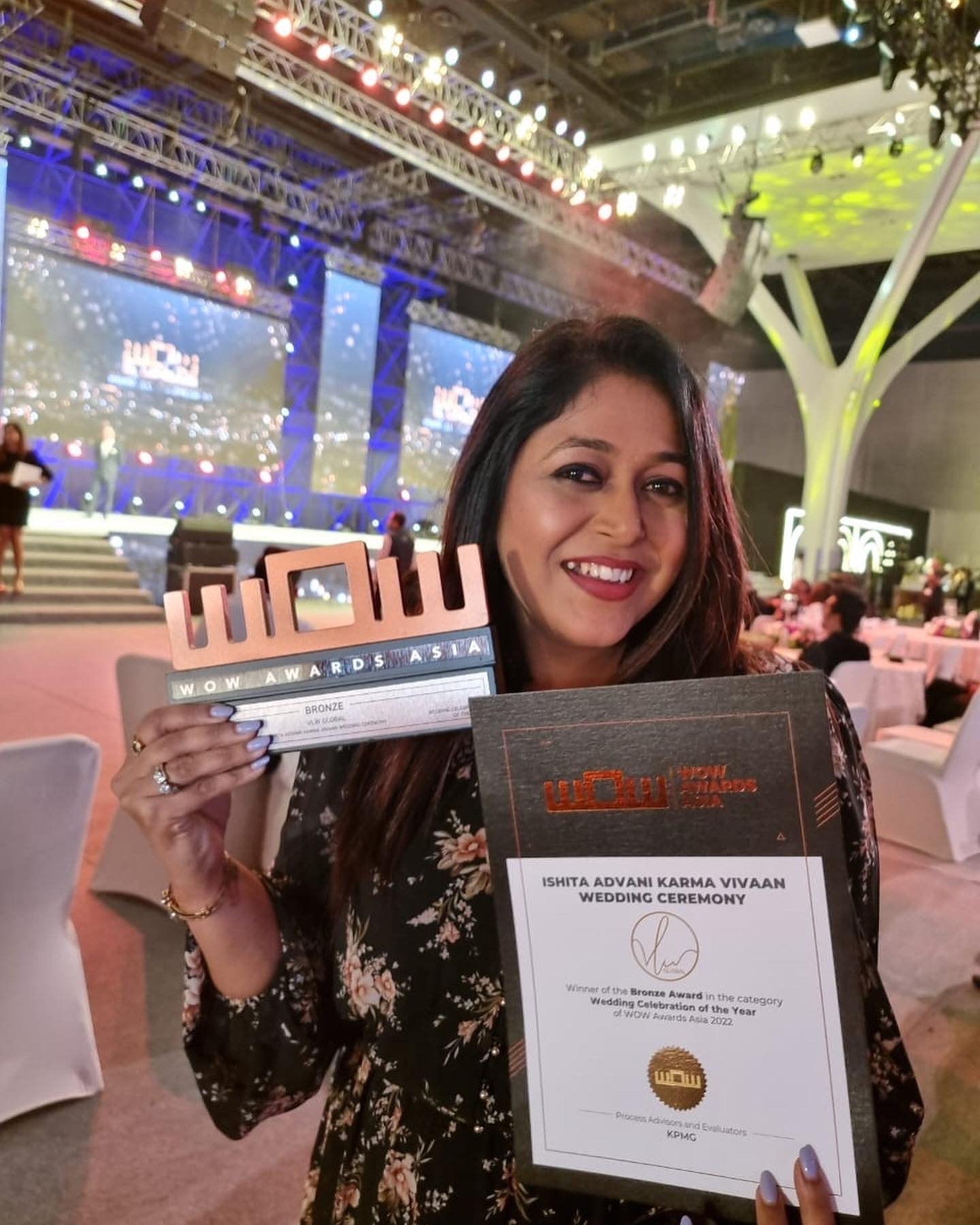 Wow awards  <span style="font-size: 12px"><br> Winner of the Bronze Award in the Category Wedding Celebration Of the Year  of WOW AWARDS ASIA 2022 </span>